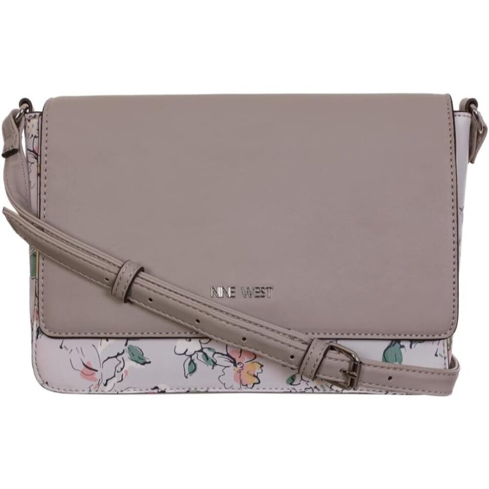 Mini Flap Crossbody Bag Leather Polyester Adjustable Strap Compact Stylish